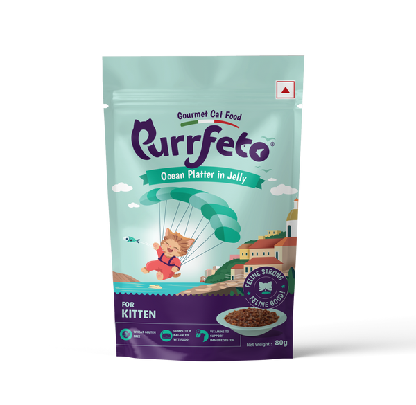 Ocean Platter In Jelly | Kitten Wet Cat Food | 80g