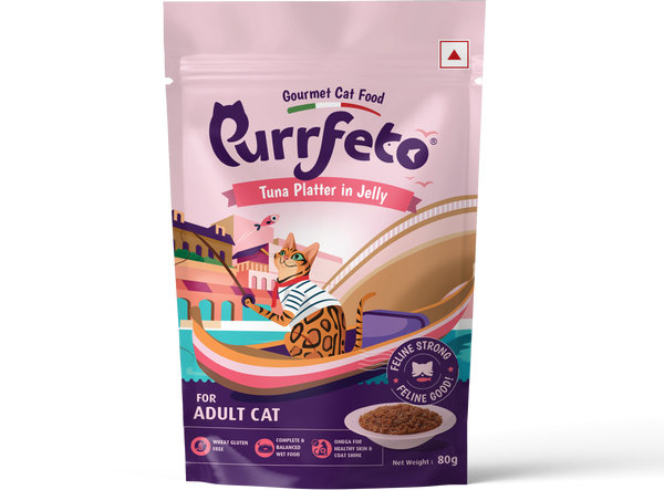 Tuna Platter In Jelly | Adult Wet Cat Food | 80g