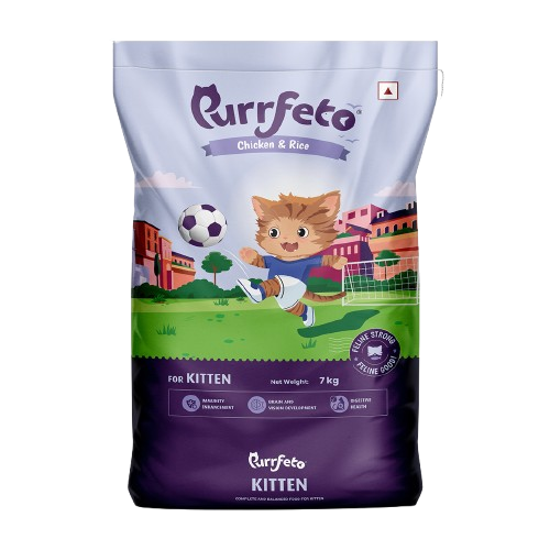 Chicken and Rice | Kitten Dry Cat Food | 7 kg