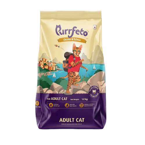 Chicken and Salmon | Adult Dry Cat Food | 1.2 kg