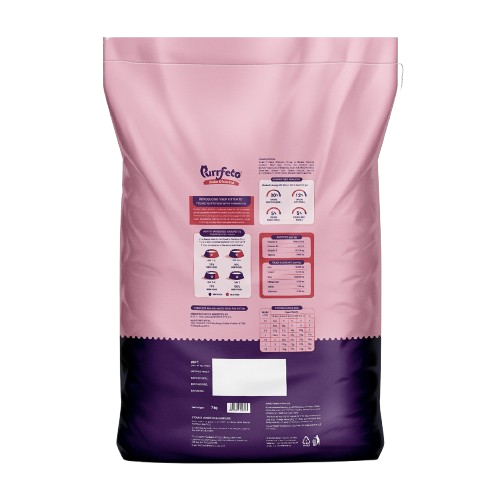 Purrfeto Dry Cat Food for Kitten with Chicken & Ocean Fish - 7kg
