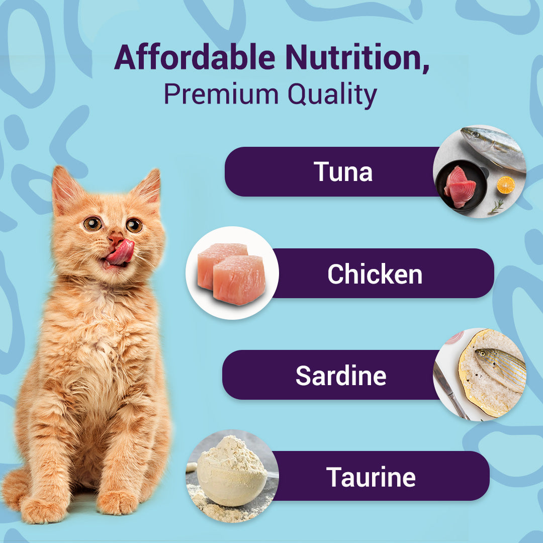 Purrfeto Adult Wet Cat Food with Ocean Fish in Gravy - 80g