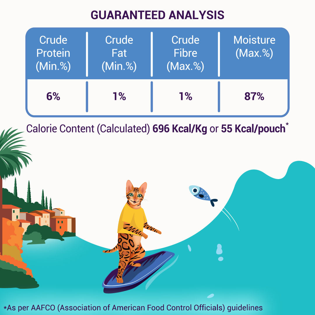 Purrfeto Adult Wet Cat Food with Ocean Fish in Gravy - 80g